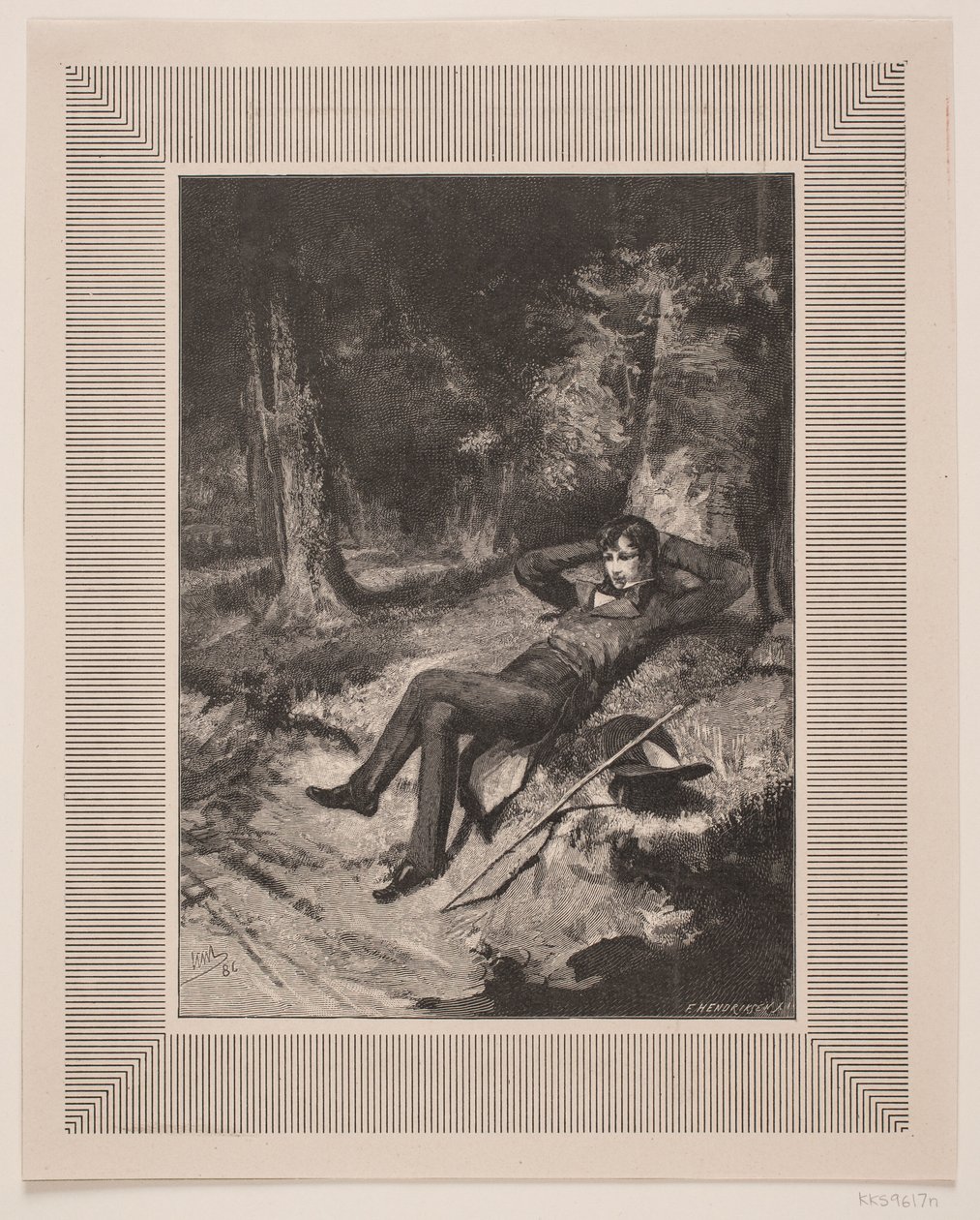 Kuvitus C. Hauchille, "The Beloved" tekijältä F. Hendriksen