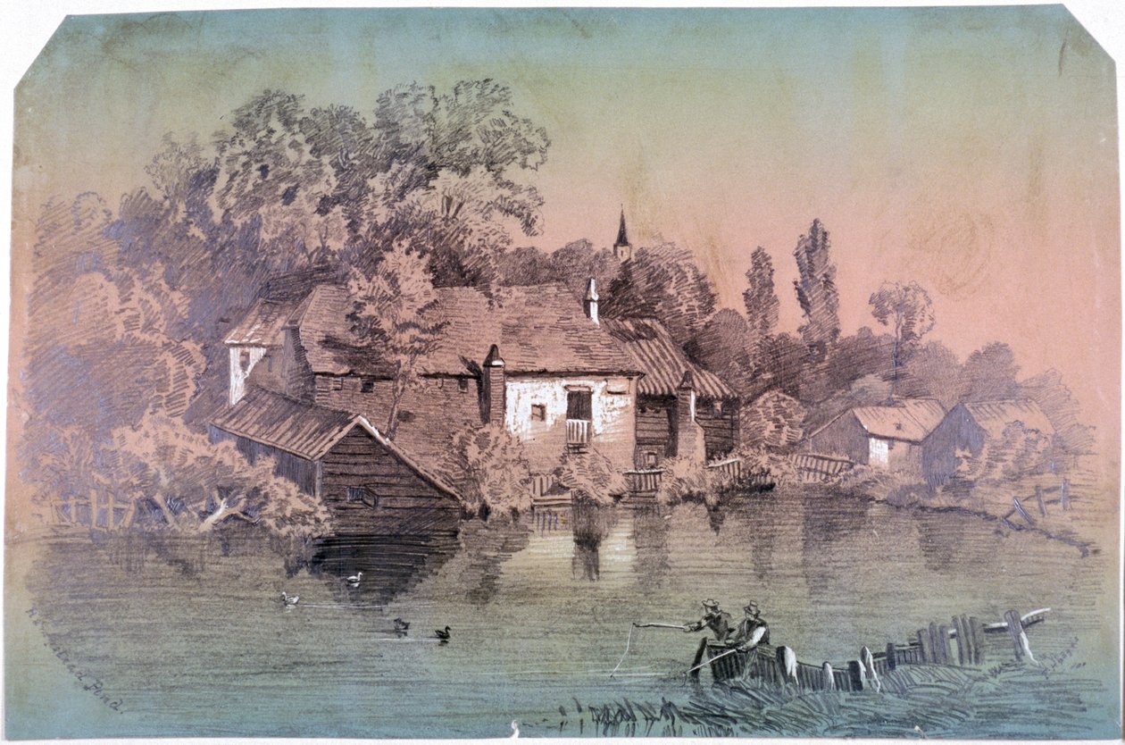 Hampstead Heath, Hampstead, Lontoo, 1850 tekijältä F Hodges