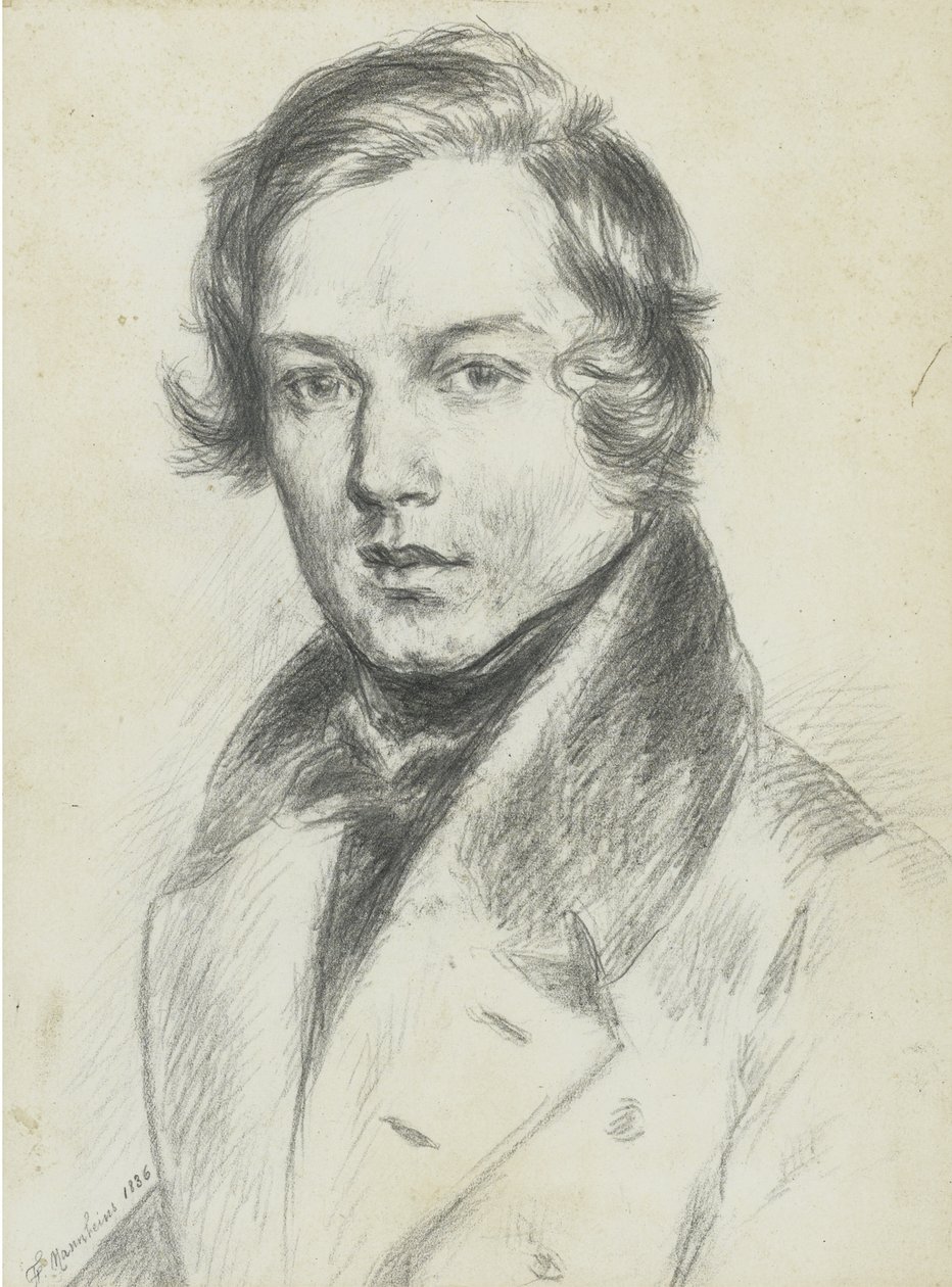 Robert Schumann 1810-1856, 1836 tekijältä F. Mannheim