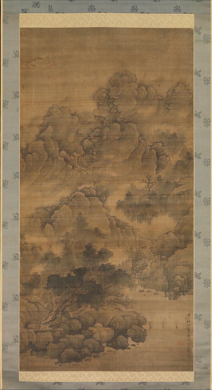 Pilviset vuoret, 1684. tekijältä Fa Ruozhen