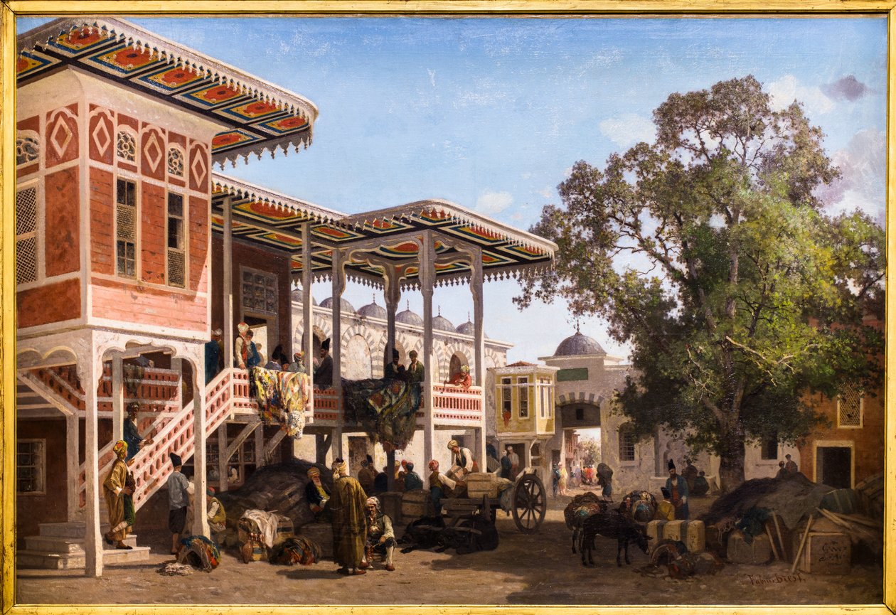 Caravanserain piha Trebizondissa tekijältä Fabius Brest