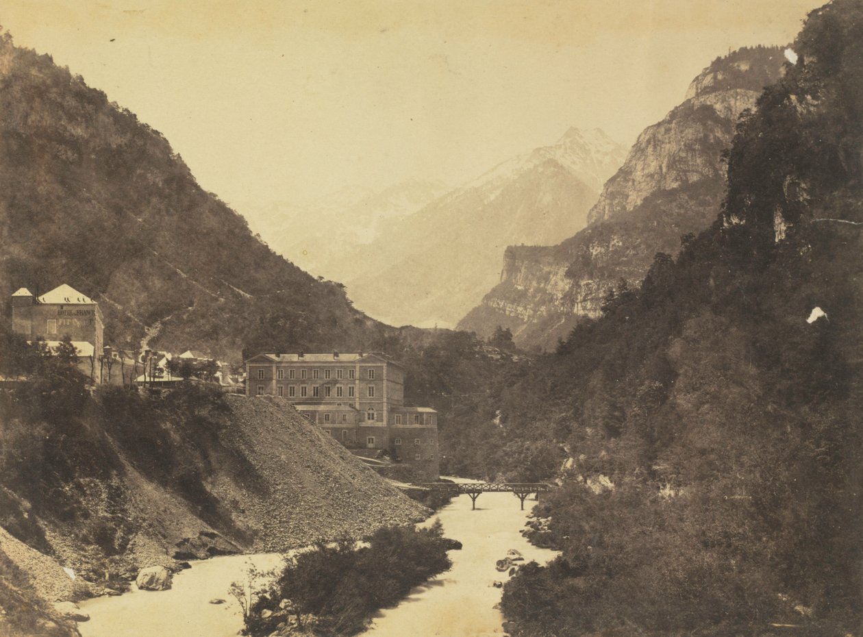 Eaux-Chaudes, Pyrenees verso, c. 1855. tekijältä Farnham Maxwell Lyte