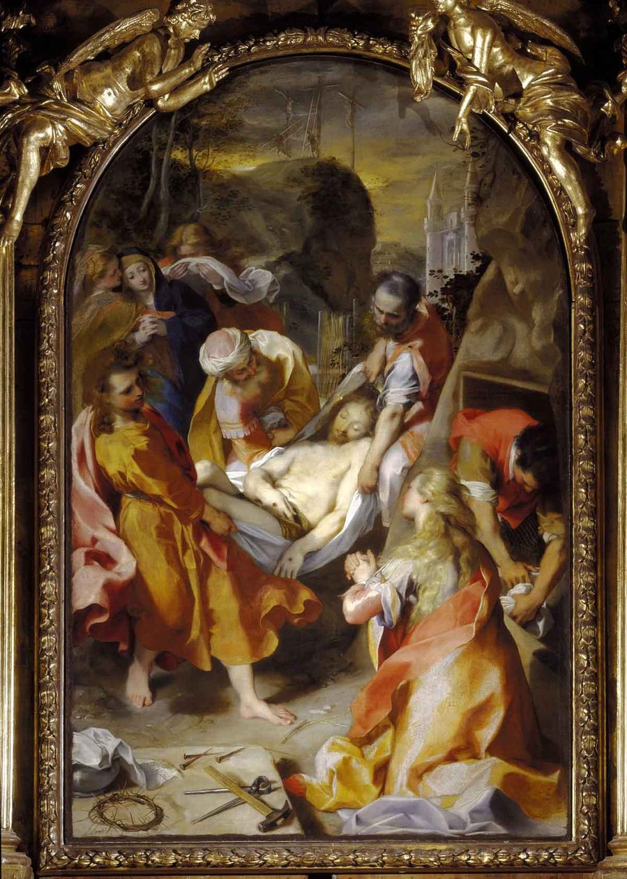 Kristuksen hautaaminen tekijältä Federico Barocci
