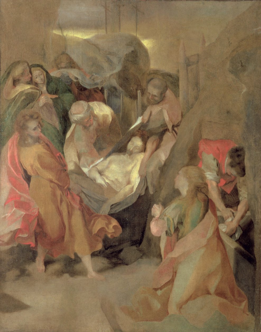 Kristuksen hautaus tekijältä Federico Barocci