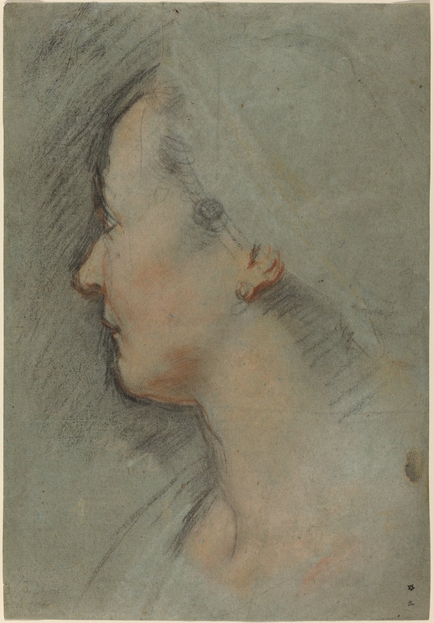 Naisen pää tekijältä Federico Barocci
