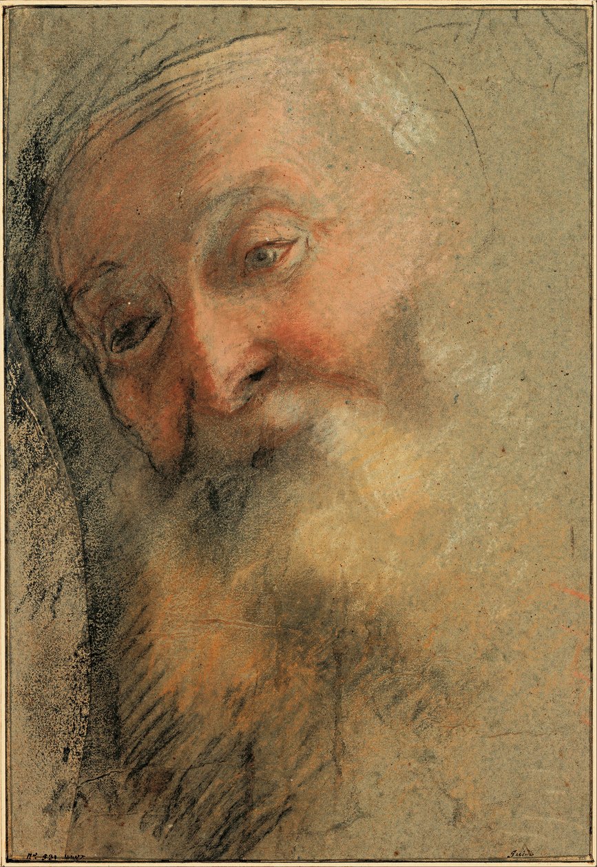 Vanhan parrakas miehen pää tekijältä Federico Barocci