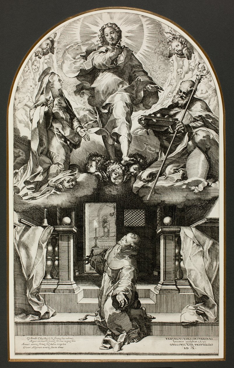 Pyhän Franciscuksen visio tekijältä Federico Barocci