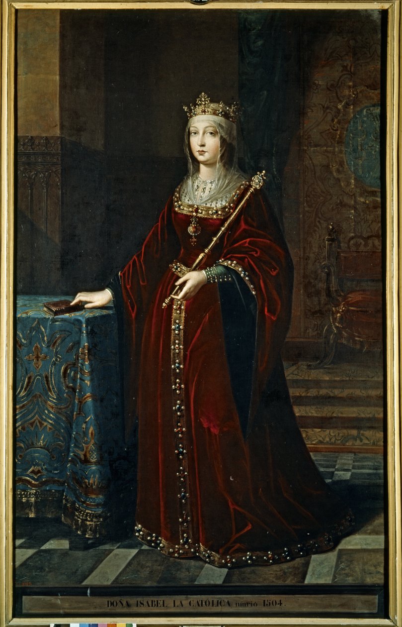 ISABEL I "La Catolica"(1451-1504). tekijältä Federico de Madrazo y Kuntz