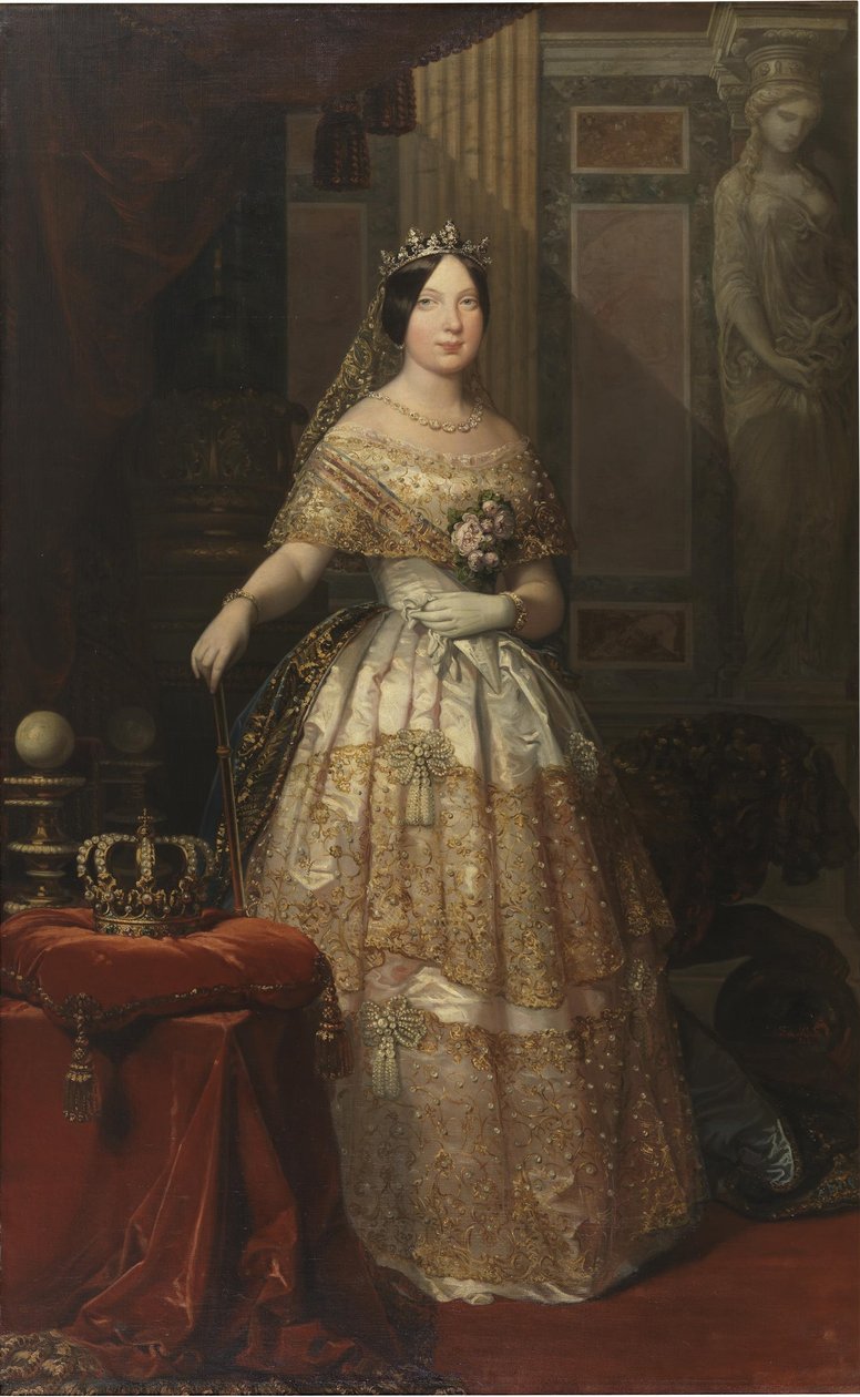 Espanja: Isabel II tekijältä Federico de Madrazo y Kuntz