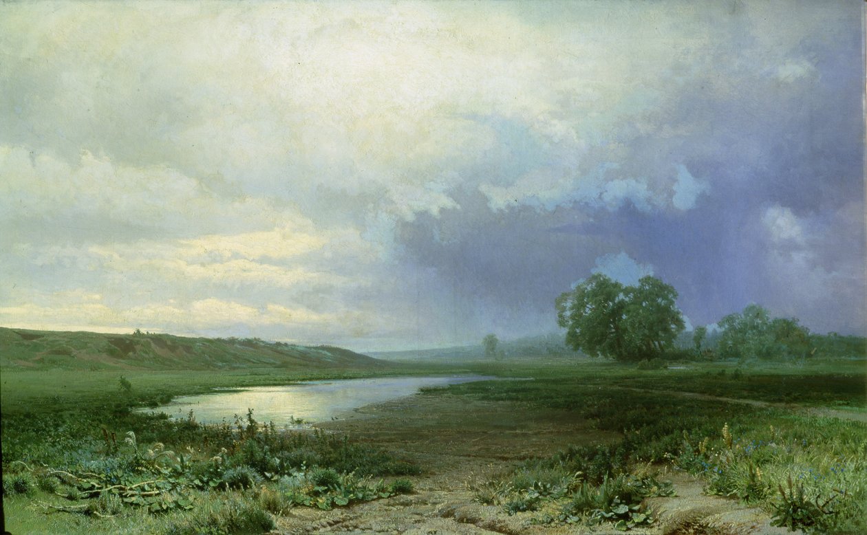 Märkä niitty, 1872 tekijältä Fedor Aleksandrovich Vasiliev