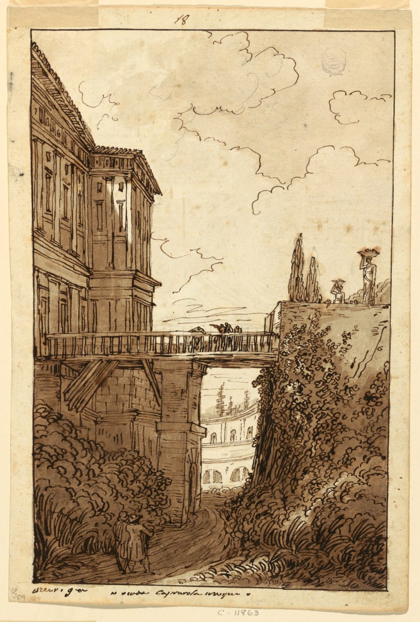 Villa Farnese: Caprarolan vallihaudassa tekijältä Felice Giani