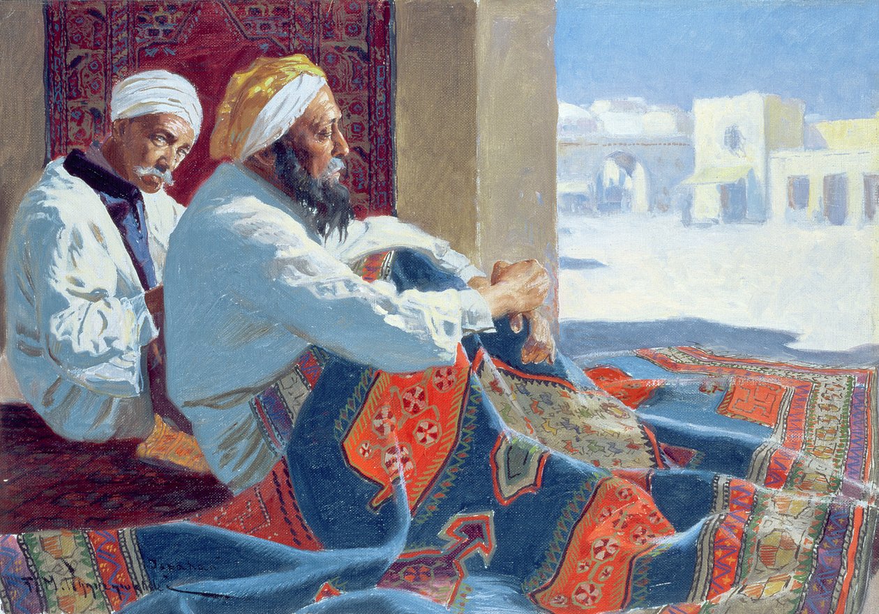 Maton myyjät, n. 1915 tekijältä Feliks Michal Wygrzywalski
