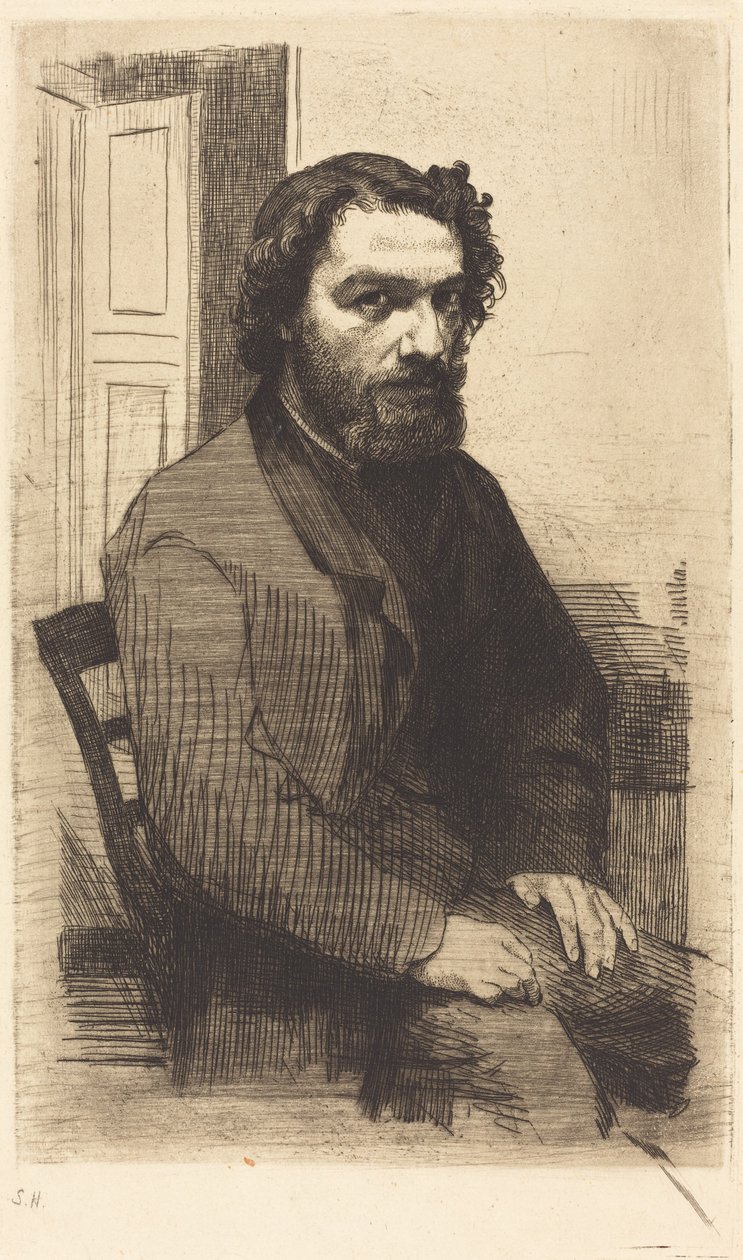 Alphonse Legros tekijältä Felix Bracquemond