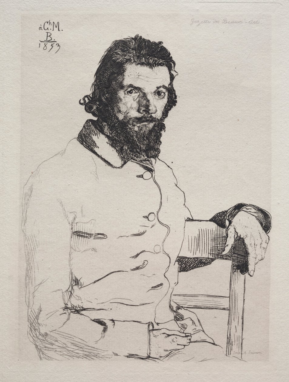Charles Méryon, 1884. tekijältä Felix Bracquemond