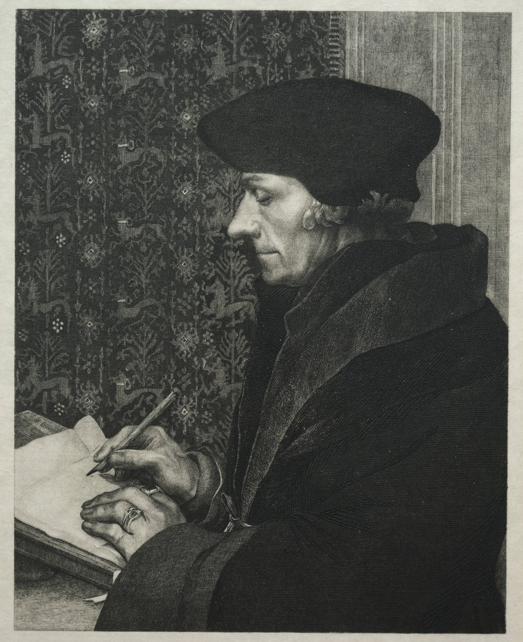 Erasmus Holbeinin jälkeen tekijältä Felix Bracquemond