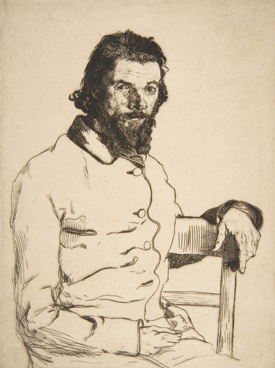Charles Meryonin muotokuva, 1853. tekijältä Felix Bracquemond