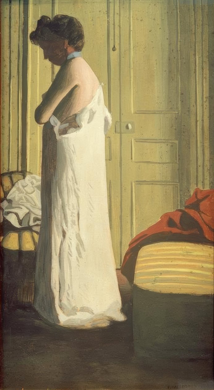 Eläkkeellä oleva nainen tekijältä Felix Edouard Vallotton
