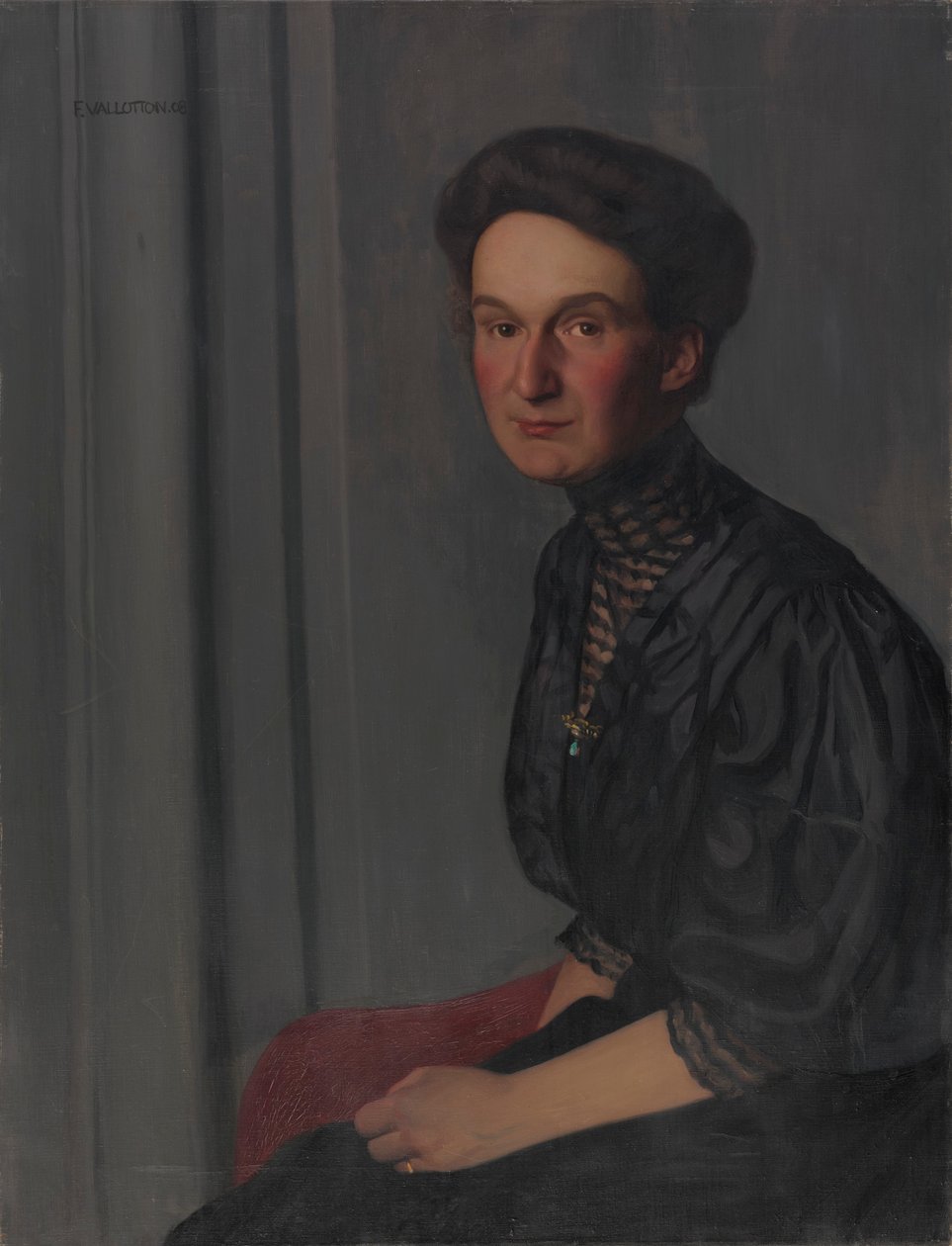 Hedy Hahnloser, 1908. tekijältä Felix Edouard Vallotton