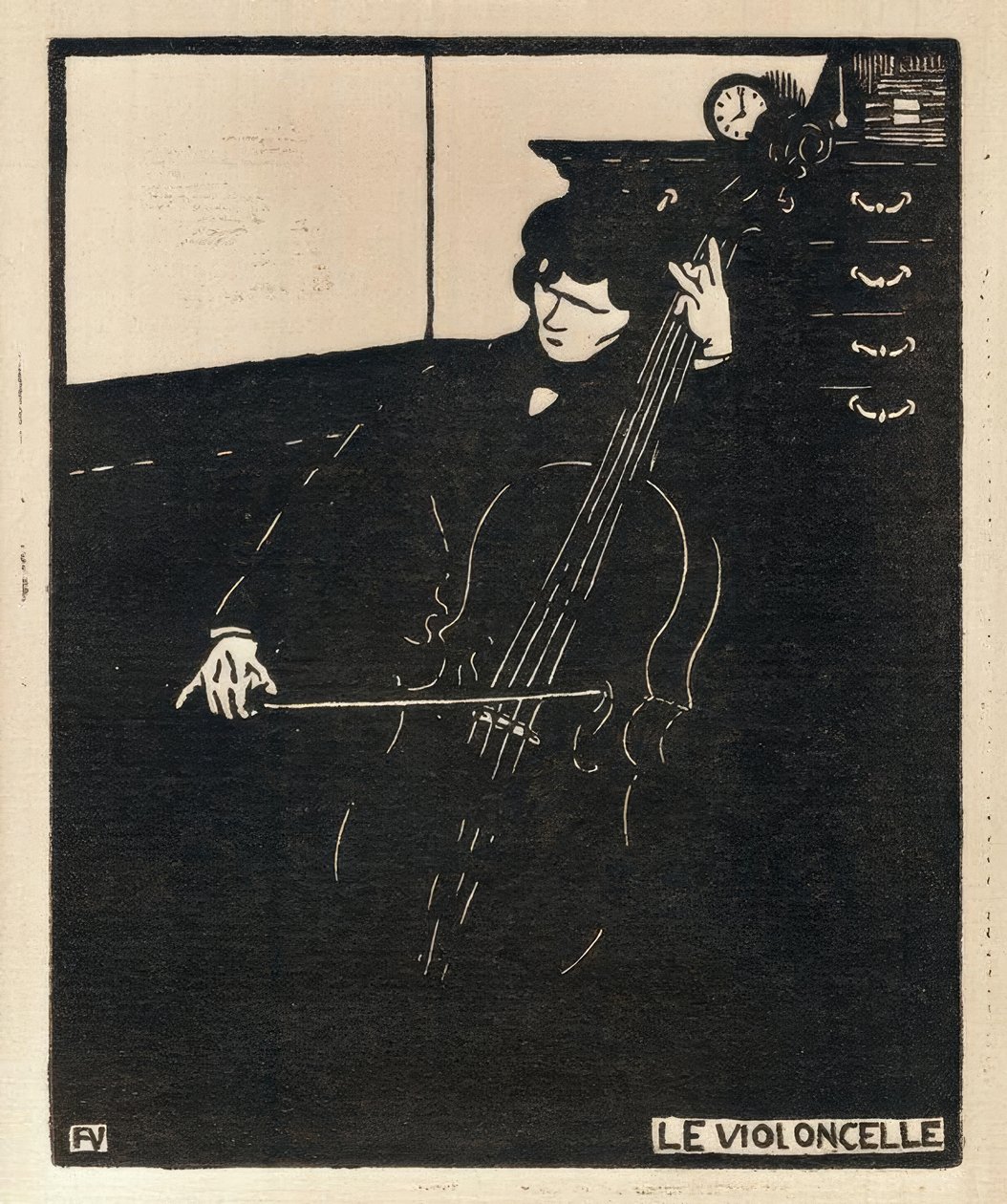 LE VIOLONCELLE tekijältä Felix Edouard Vallotton