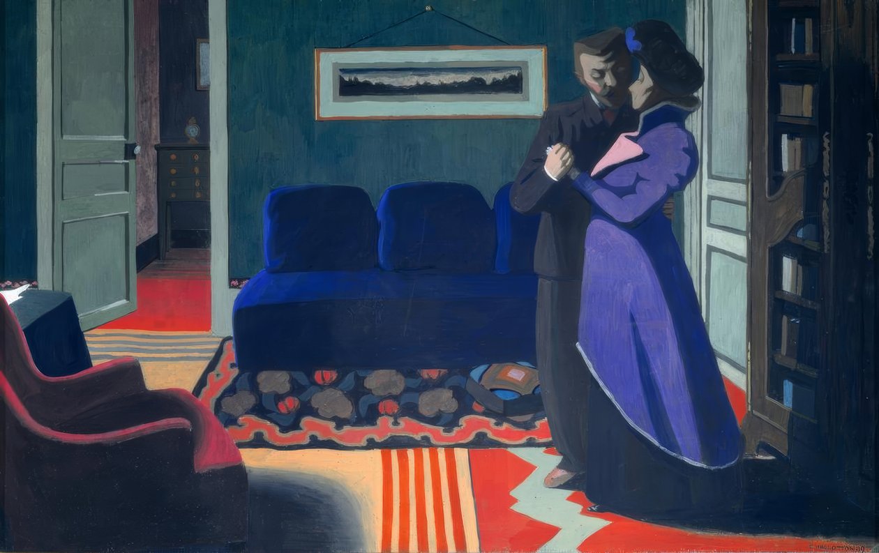 La Visite tekijältä Felix Edouard Vallotton