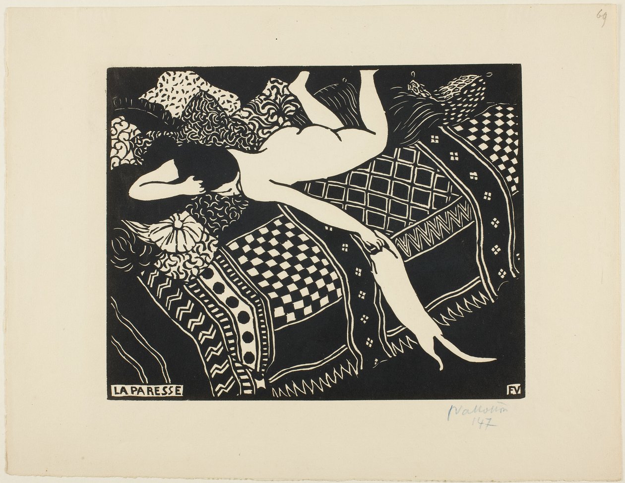 Laiskuus tekijältä Felix Edouard Vallotton