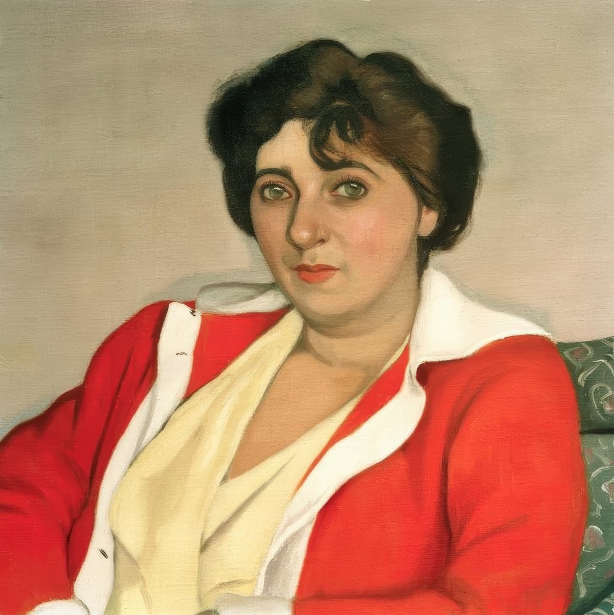 Le chandail rouge tekijältä Felix Edouard Vallotton