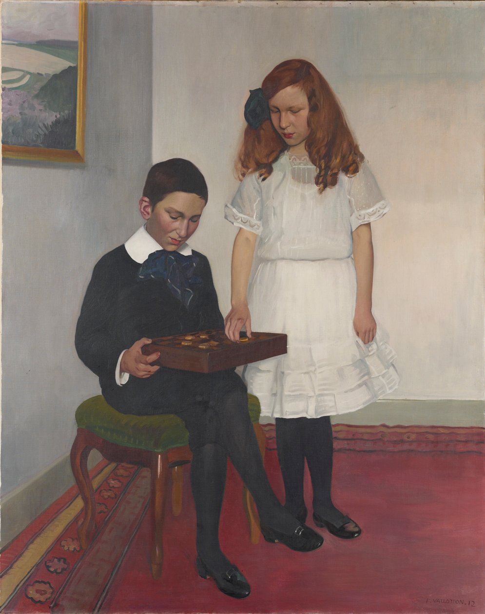 Hahnloser-lapset, 1912. tekijältä Felix Edouard Vallotton