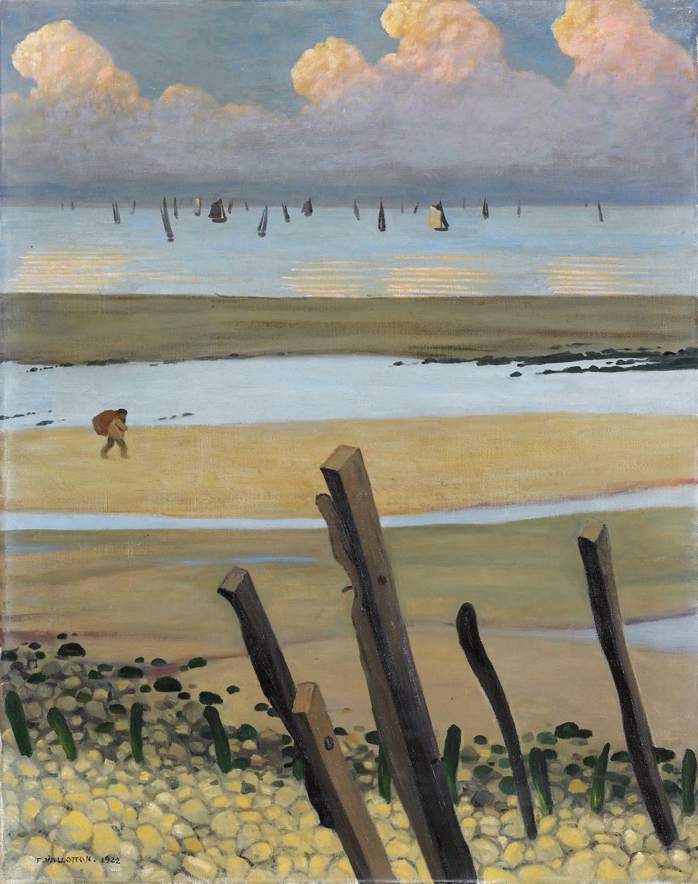 Laskuvesi Villervillessä, 1922 tekijältä Felix Edouard Vallotton