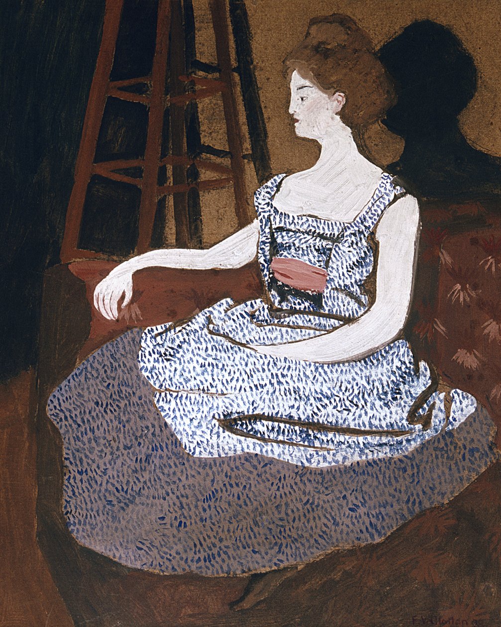 Misia Godebska-Natanson tekijältä Felix Edouard Vallotton