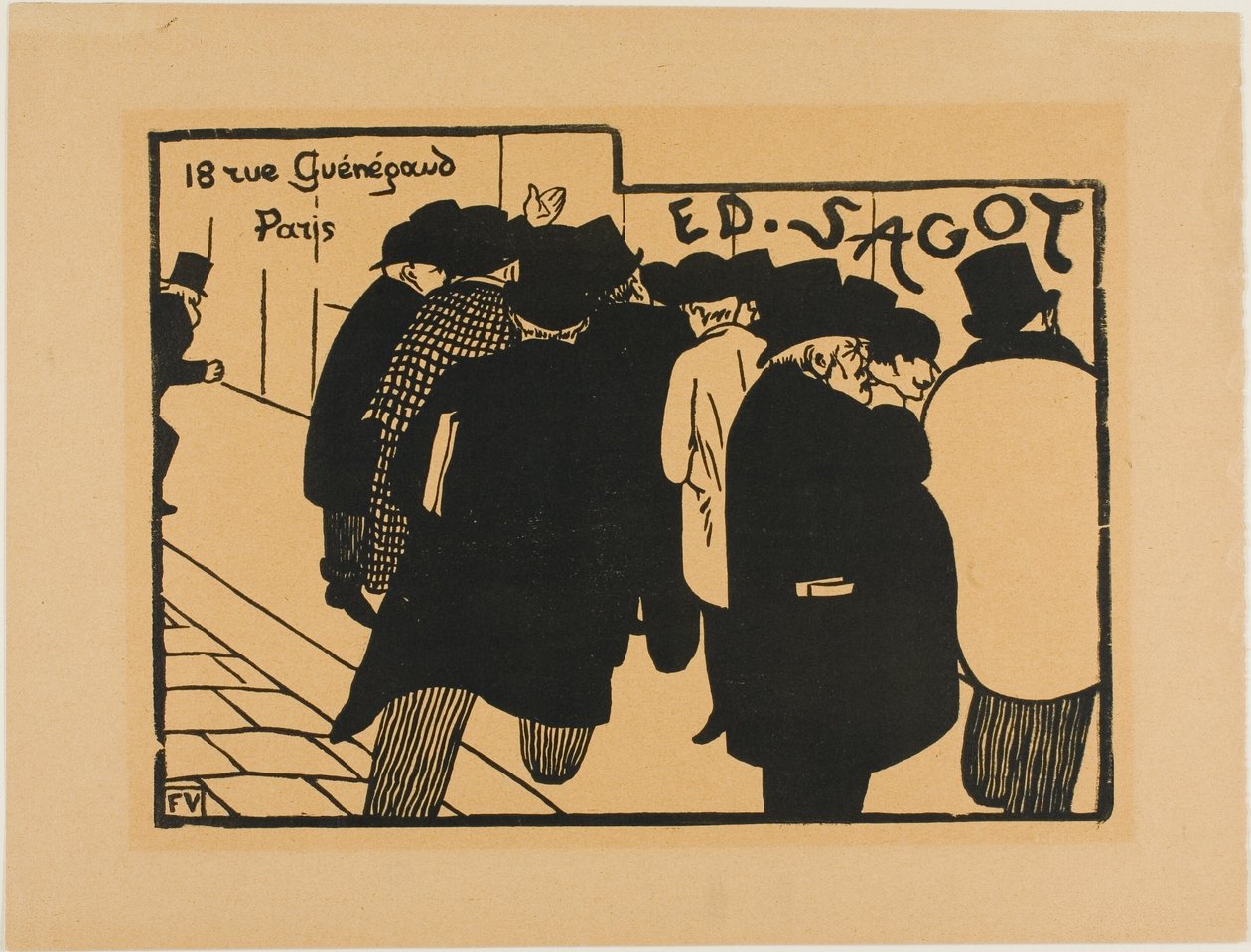 Print Fanciers tekijältä Felix Edouard Vallotton