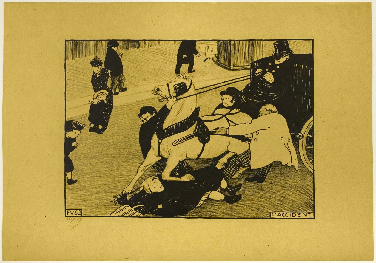 Onnettomuus tekijältä Felix Edouard Vallotton