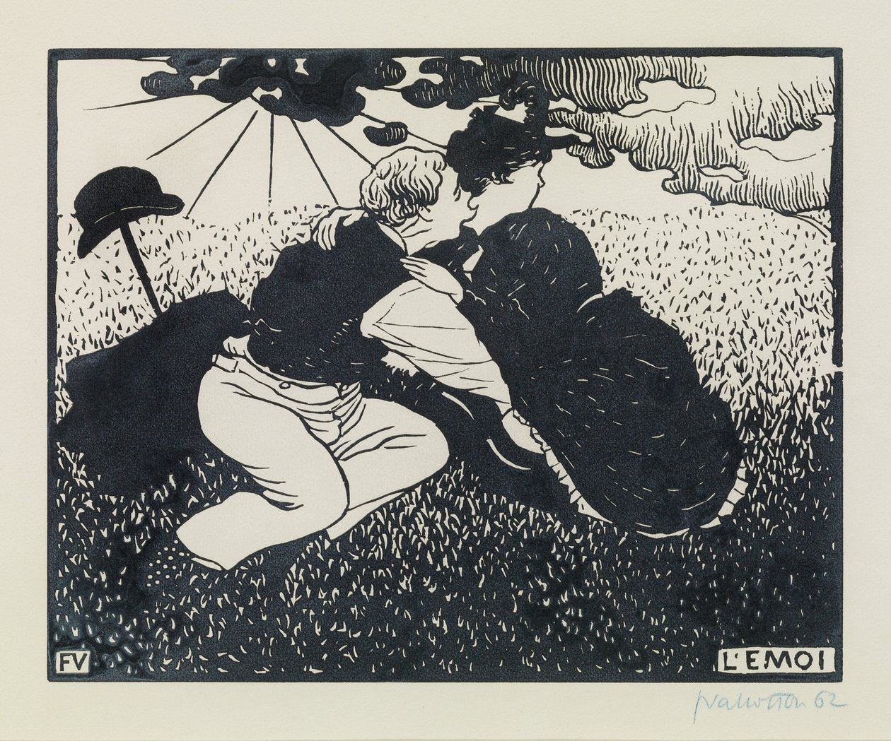 Sekoitus, 1894 tekijältä Felix Edouard Vallotton