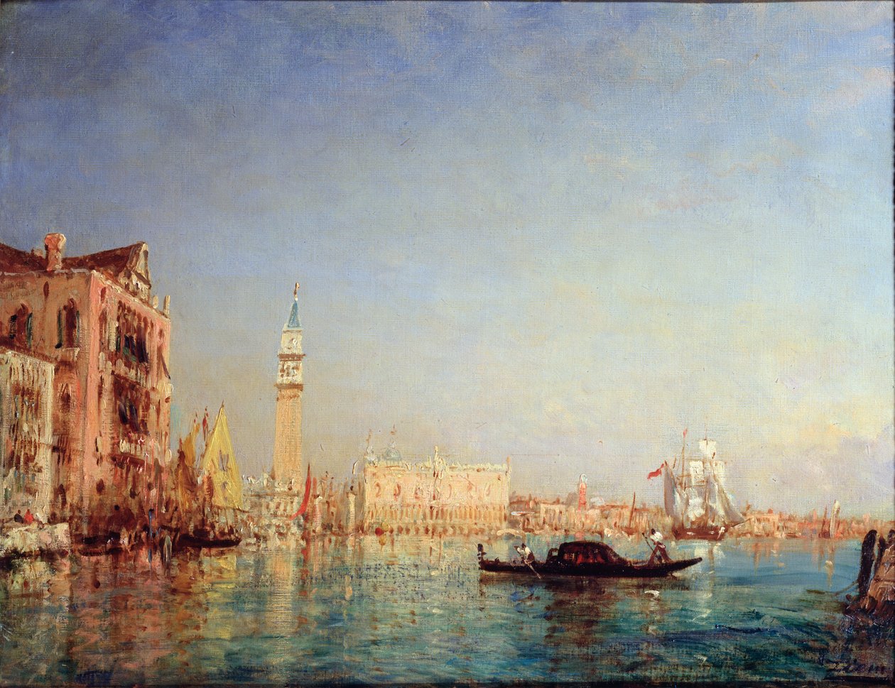 Venetsia, 1800-luku tekijältä Félix Ziem