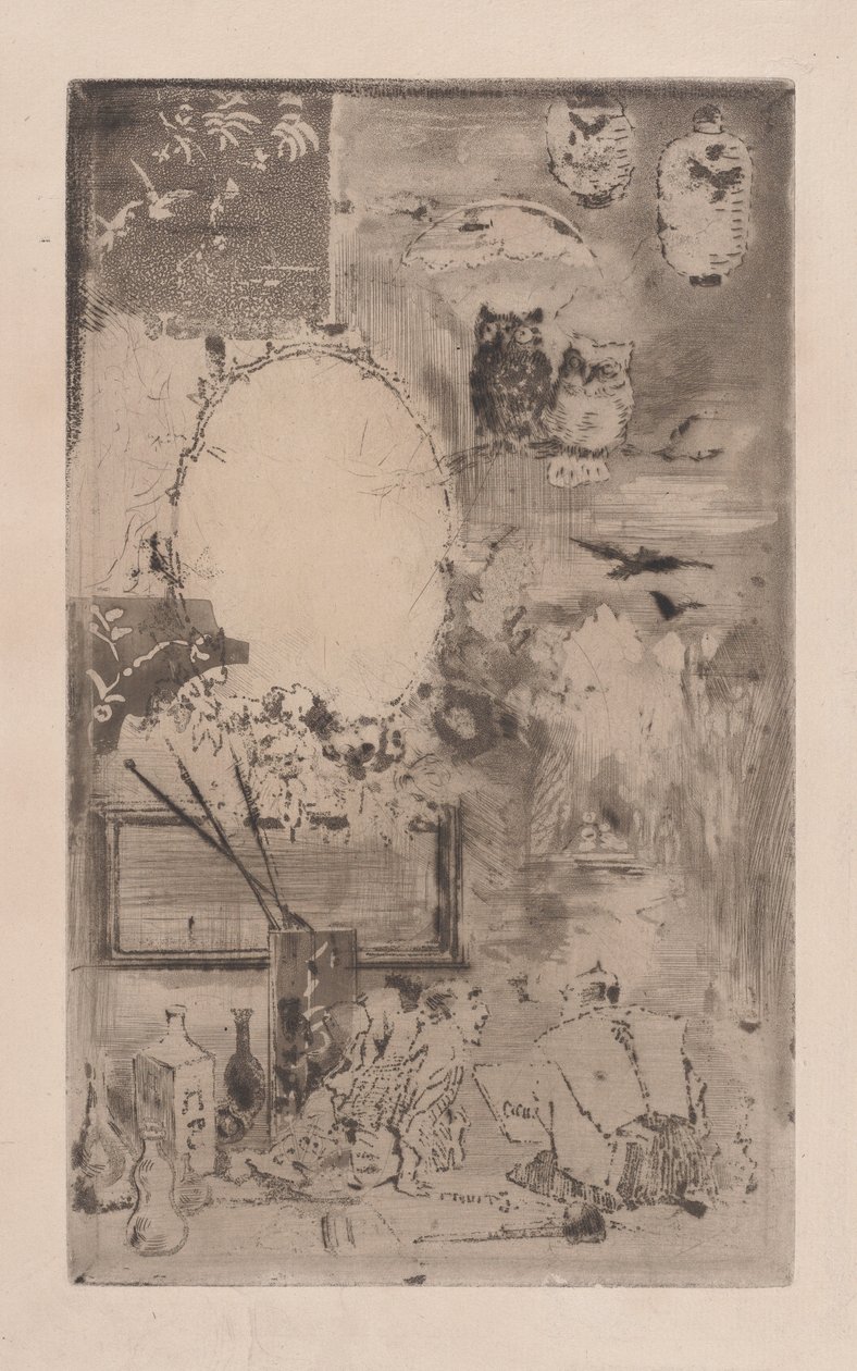 Japanin kaste, 1860-98. tekijältä Felix Hilaire Buhot
