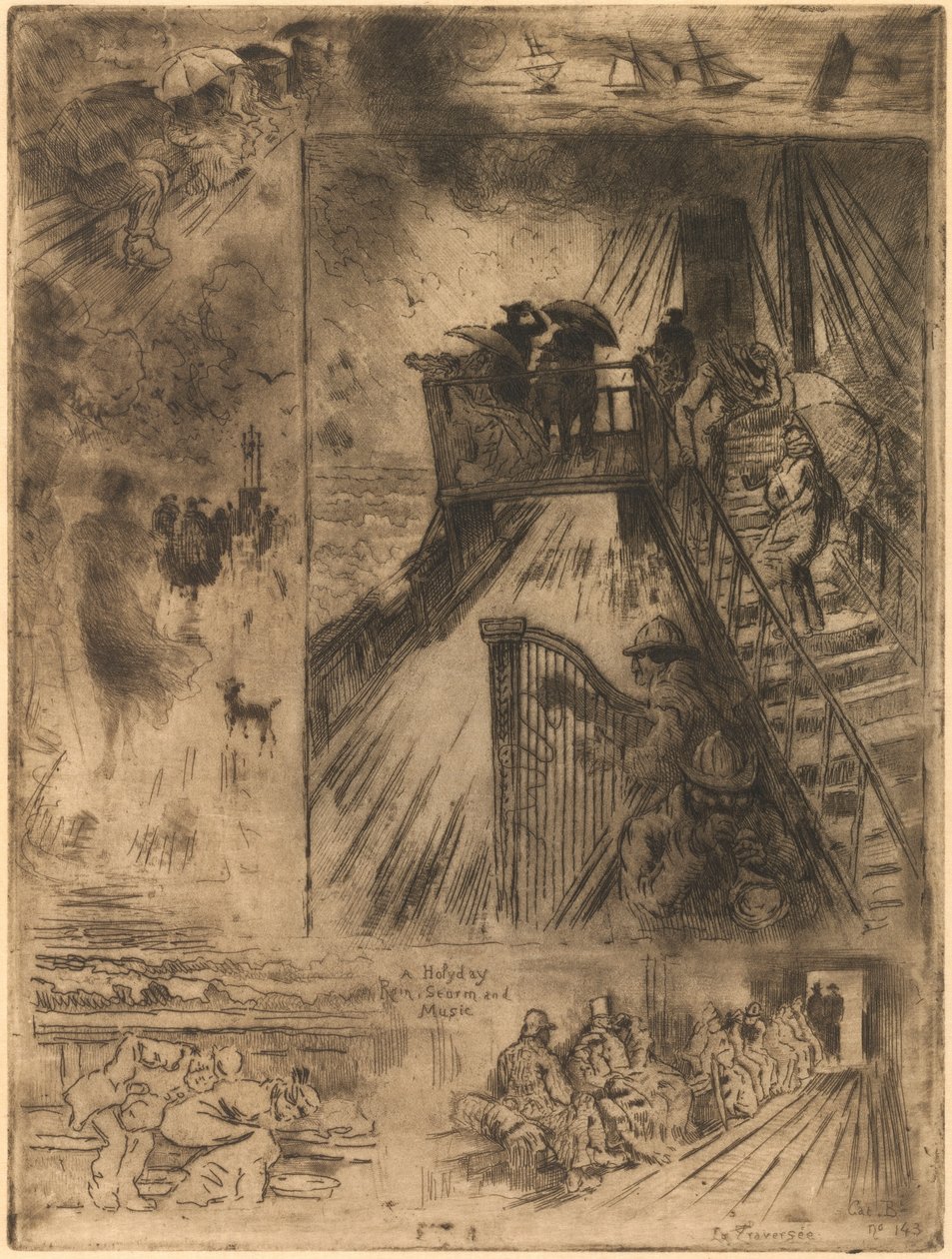 The Passage The Passage, 1879-1885. tekijältä Felix Hilaire Buhot