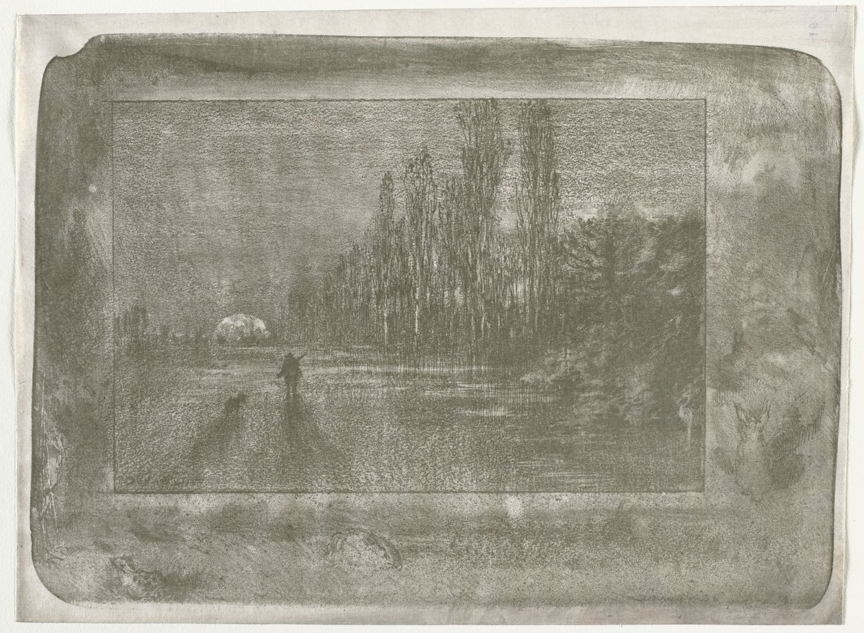 Pikku metsästäjä, 1892. tekijältä Felix Hilaire Buhot