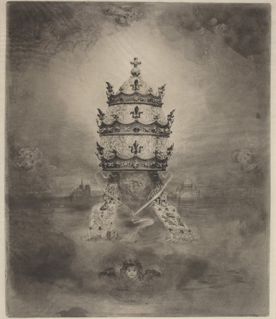 Tiara, 1888. tekijältä Felix Hilaire Buhot