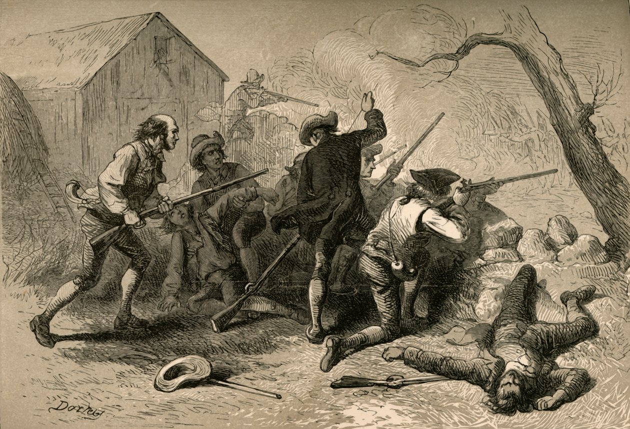 Lexingtonin taistelu, 1877. tekijältä Felix Octavius Carr Darley