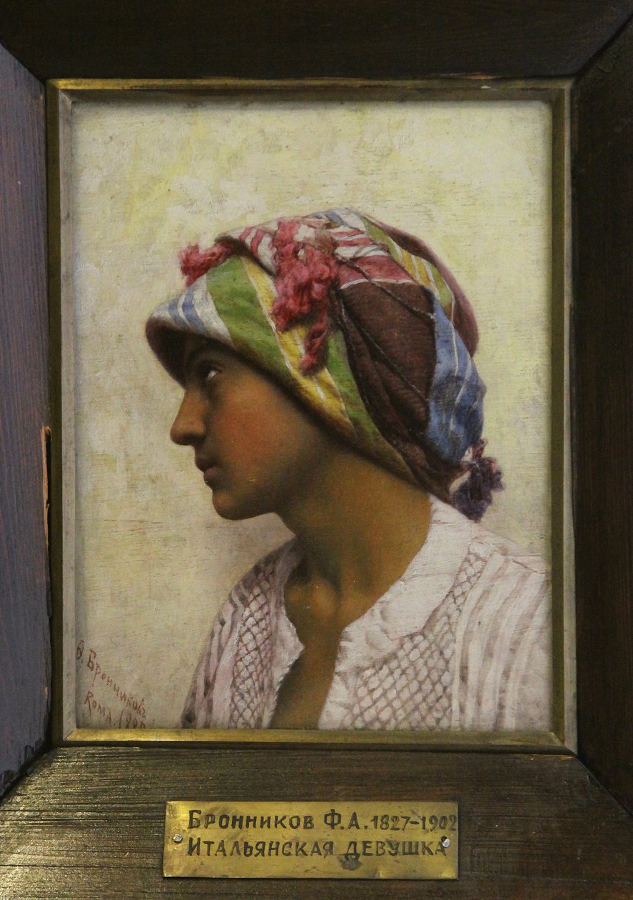 Italialainen tyttö, 1880 tekijältä Feodor Andreyevich Bronnikov