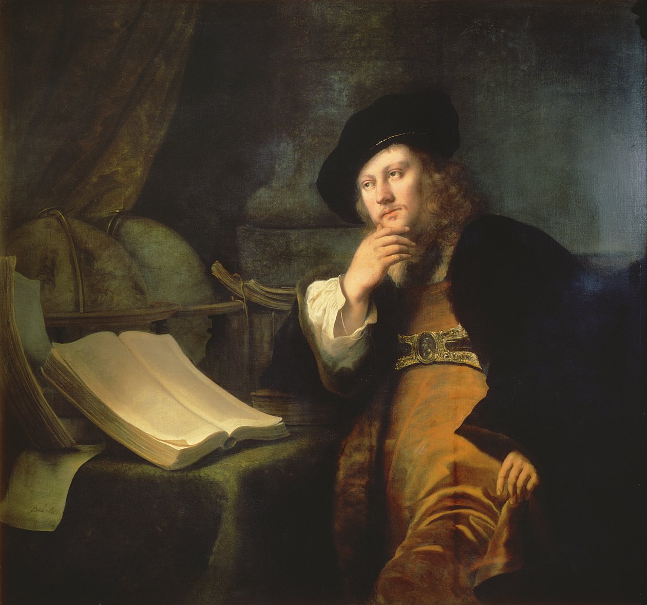 Tähtitieteilijä, 1652 tekijältä Ferdinand Bol