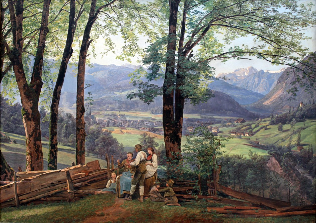 Napsauta auf Ischl tekijältä Ferdinand Georg Waldmuller
