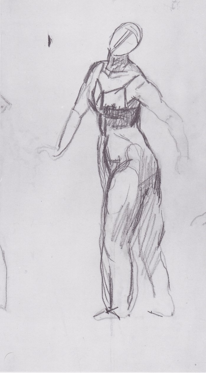 Nach linkittää Schreitendes Weibnin tekijältä Ferdinand Hodler
