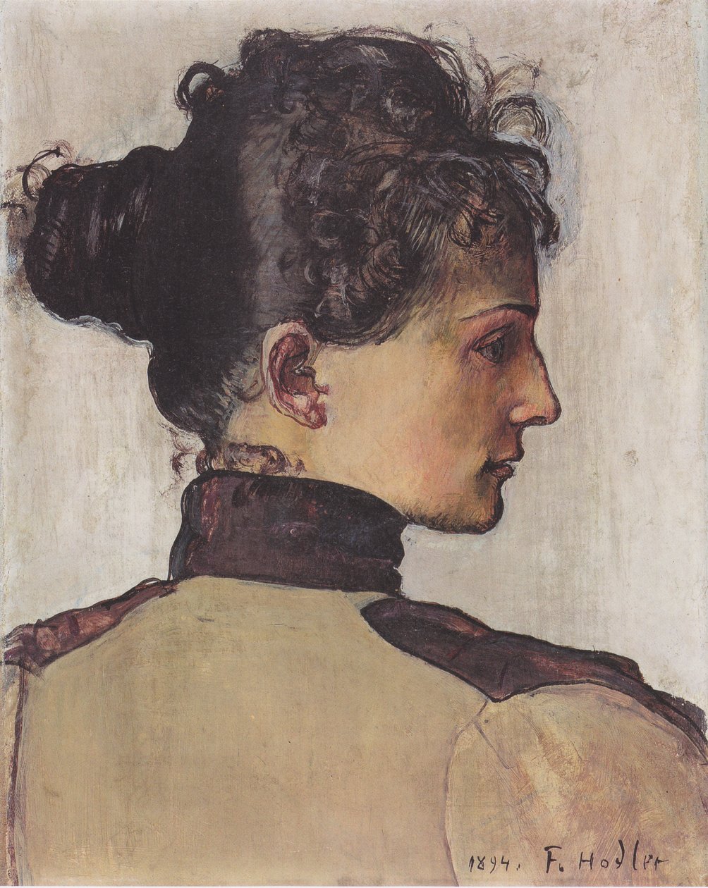 Muotokuva Berthe Jacques tekijältä Ferdinand Hodler