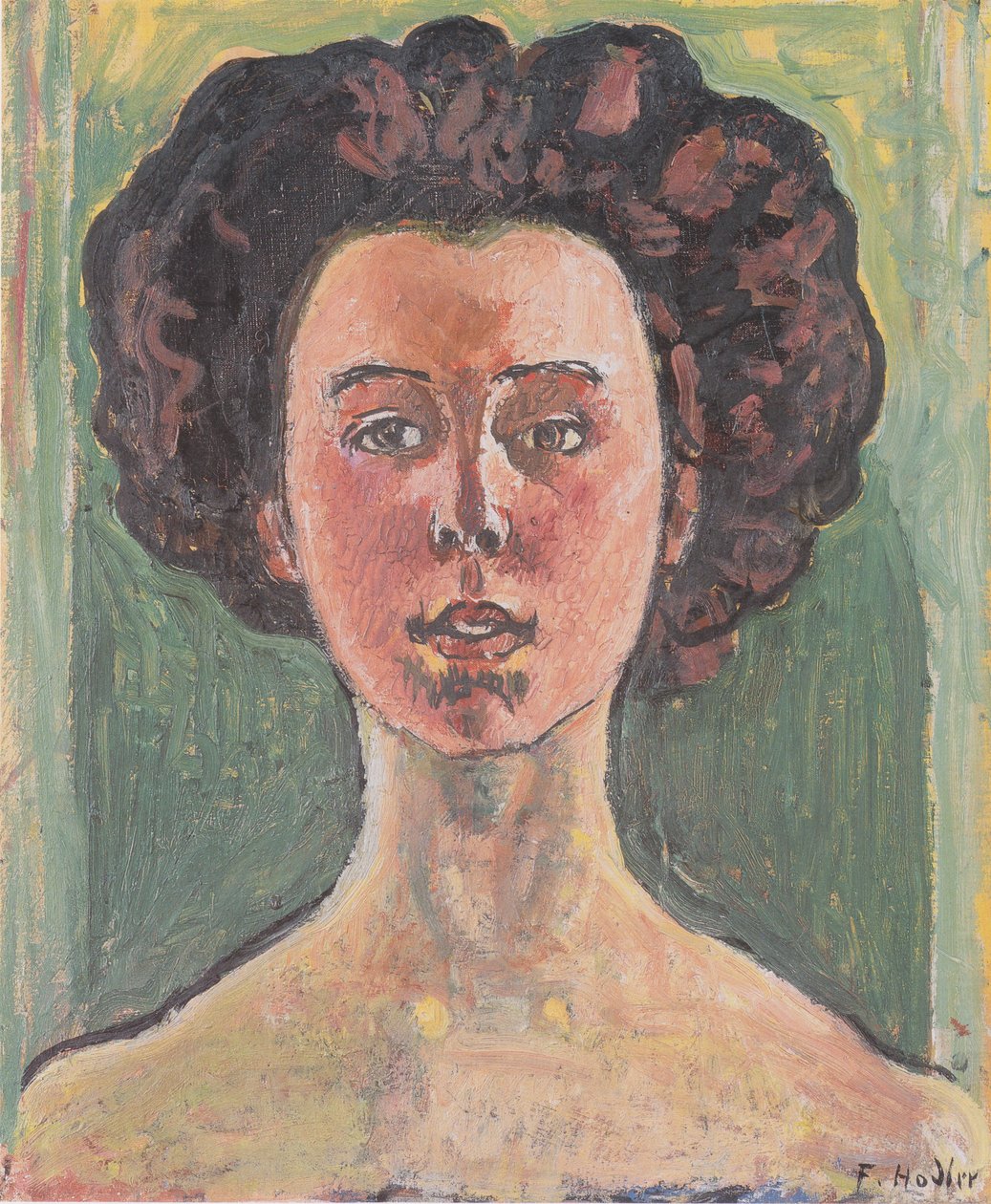 Muotokuva Gertrud Müller tekijältä Ferdinand Hodler