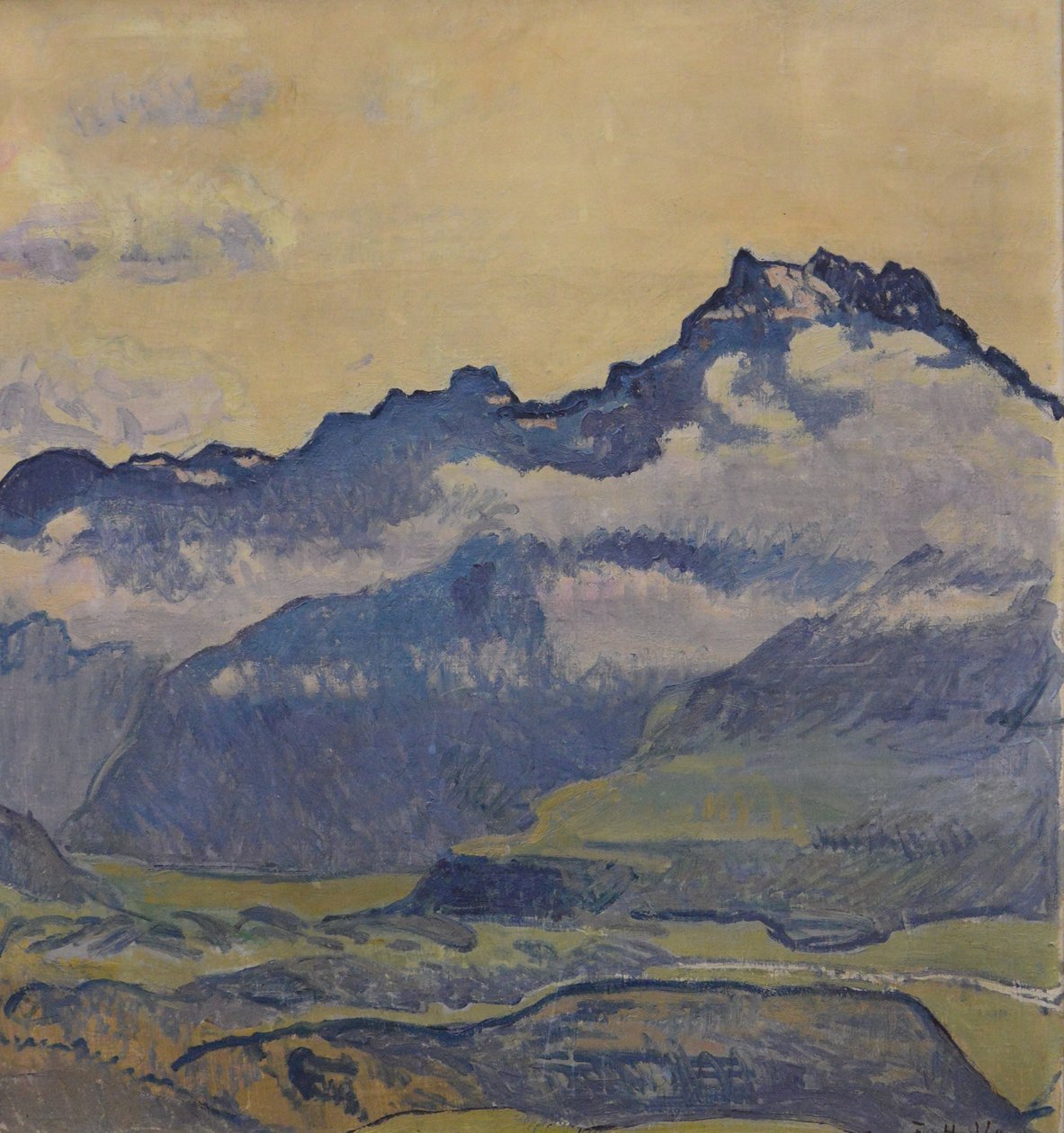 Dents-du-Midi tekijältä Ferdinand Hodler