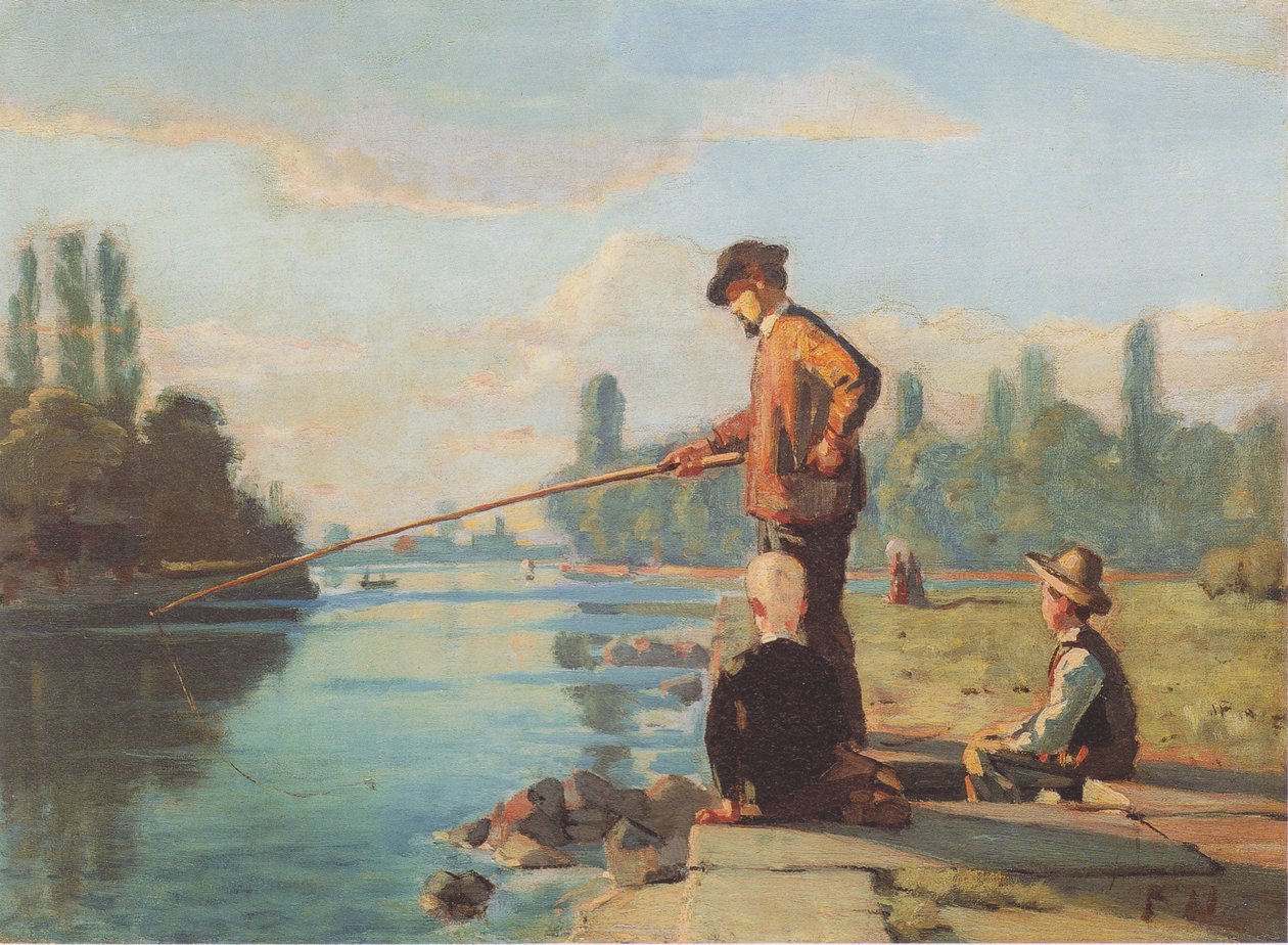 Kalastaja tekijältä Ferdinand Hodler