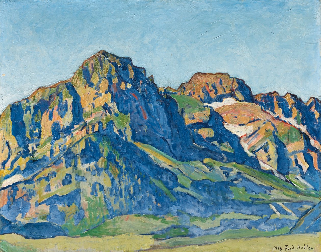 Dents Blanches tekijältä Ferdinand Hodler