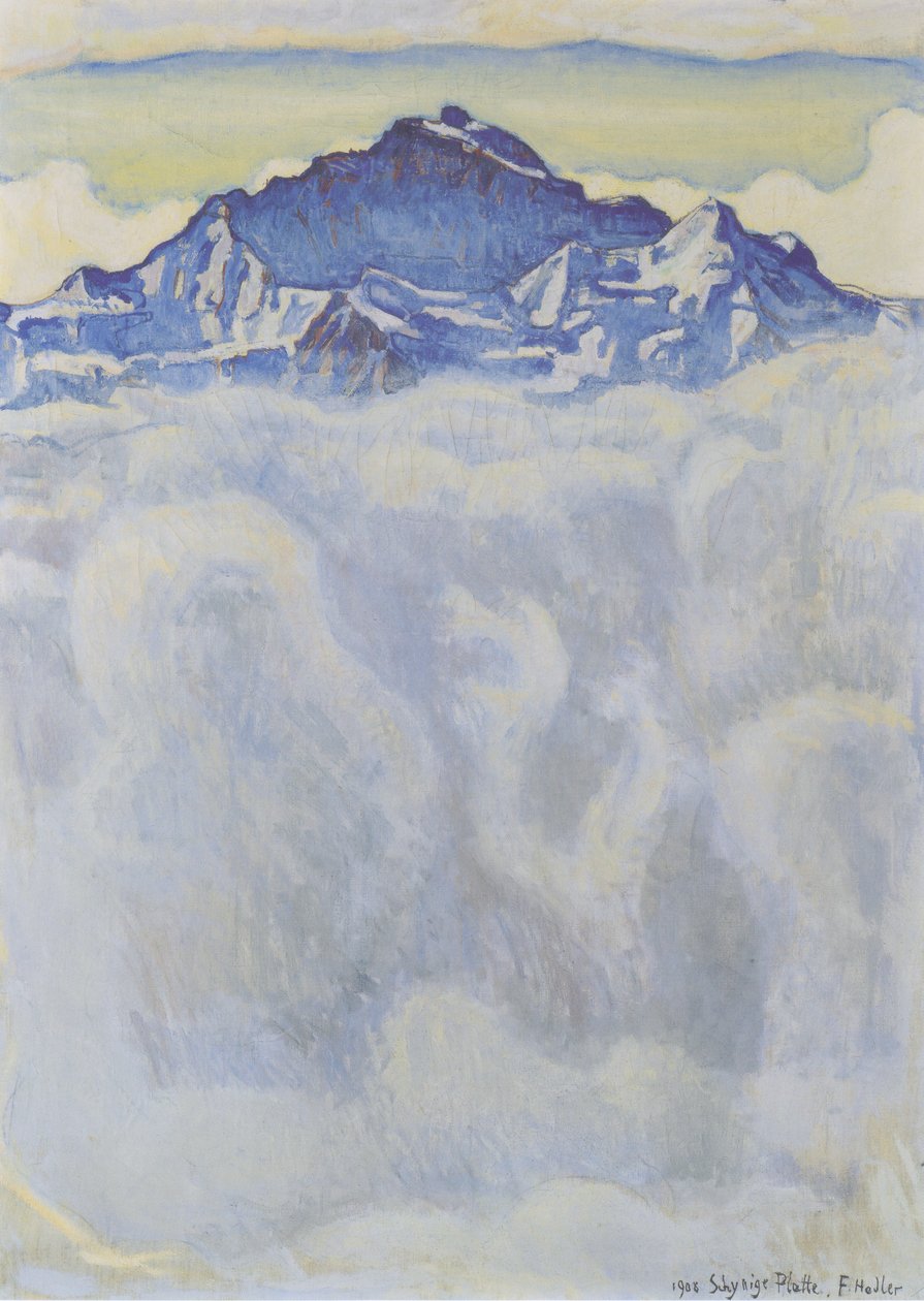 Neitsyt sumumeren yllä tekijältä Ferdinand Hodler