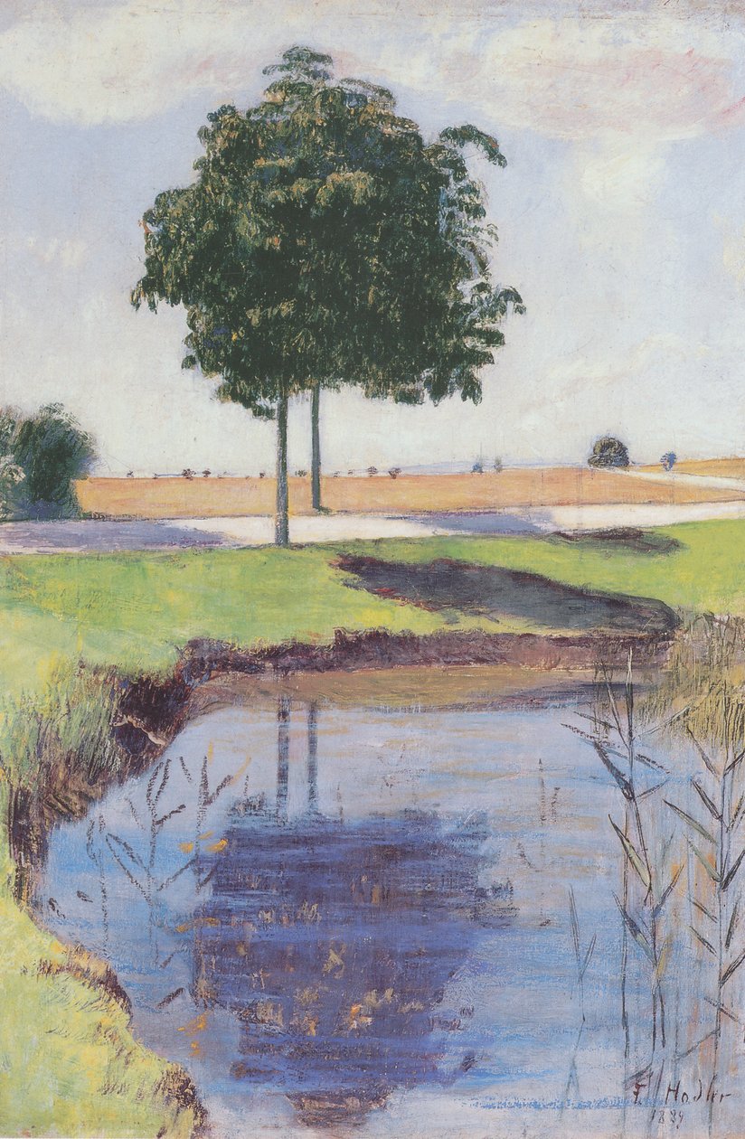 Kastanjapuut tekijältä Ferdinand Hodler
