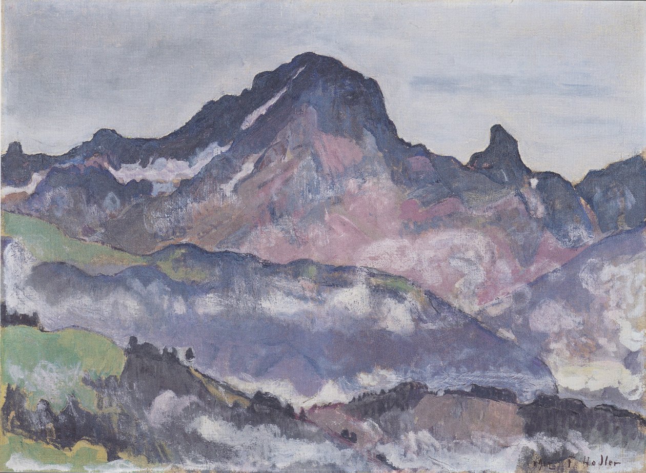 Le Grand Muveran tekijältä Ferdinand Hodler